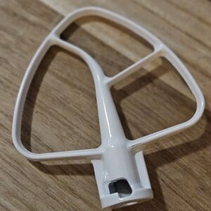 White Mixer Flat Beater Paddle for Stand Mixers - Compatible Kitchen Tool